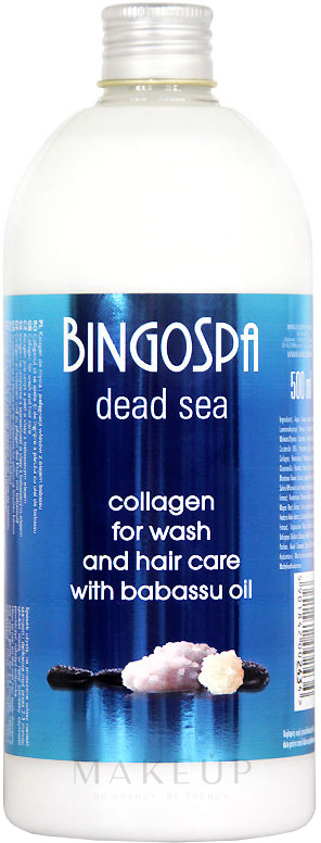 Kollagen Shampoo für strapaziertes Haar - BingoSpa Collagen Shampoo — Bild 1000 ml