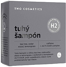 Düfte, Parfümerie und Kosmetik Festes Shampoo zur Talgkontrolle gegen Haarausfall - Two Cosmetics Sebum & Hair Loss Control Solid Shampoo 