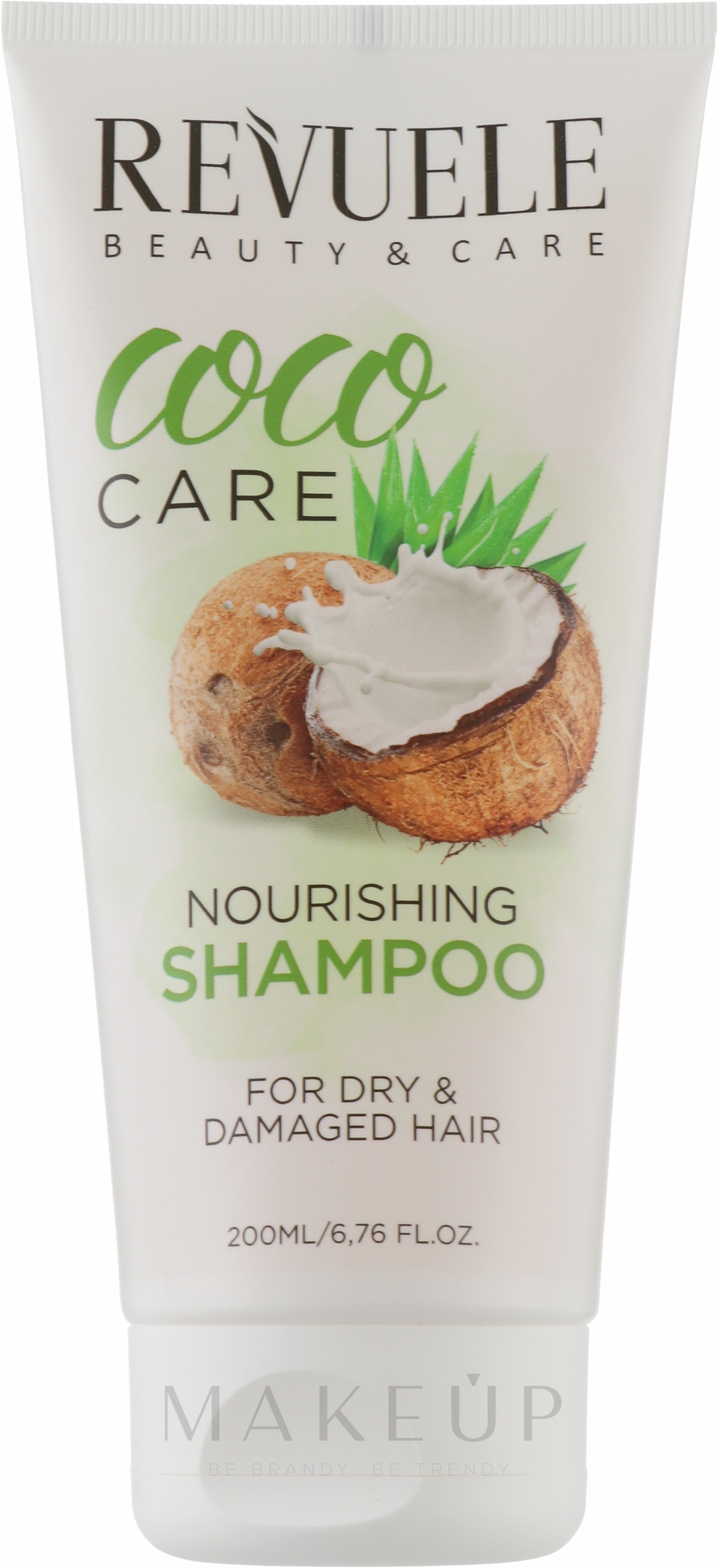 Pflegendes Shampoo für trockenes und strapaziertes Haar mit Kokosöl - Revuele Coco Oil Care Nourishing Shampoo — Bild 200 ml