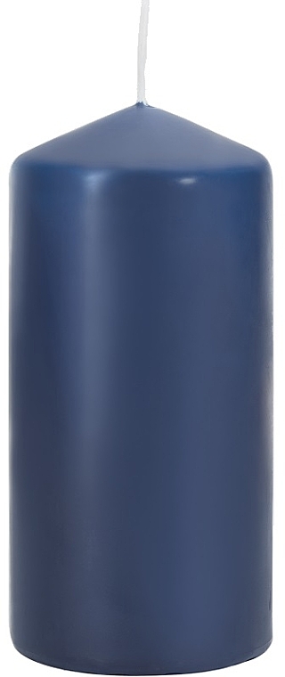 Zylindrische Kerze 60x120 mm blau - Bispol — Bild N1