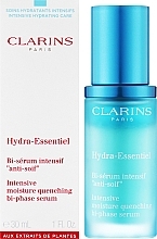 Feuchtigkeitsspendendes Gesichtsserum - Clarins Hydra-Essentiel Bi-Phase Serum — Bild N2
