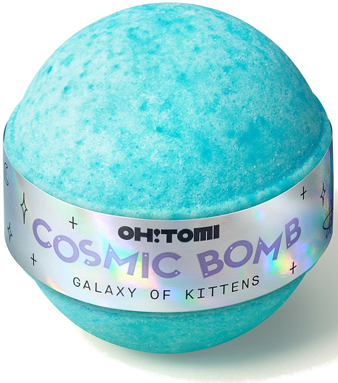 Badebombe Traubenkernöl & Sojaöl - Oh!Tomi Cosmic Bomb Galaxy of Kittens — Bild N1