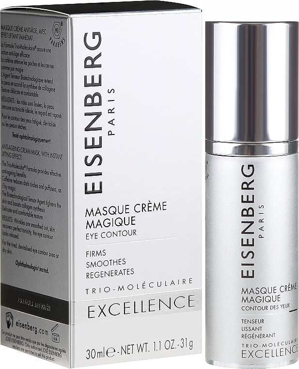 Regenerierende Creme-Maske für die Augenpartie - Jose Eisenberg Excellence Masque Creme Magique Eye Contour — Bild N1