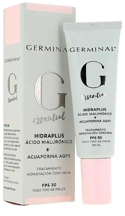 Gesichtscreme mit Hyaluronsäure - Germinal Essential Hidraplus Hyaluronic Acid Spf30 — Bild N1