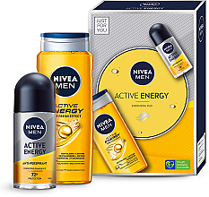 Set für Männer - Nivea Active Energy Energizing Duo  — Bild N2