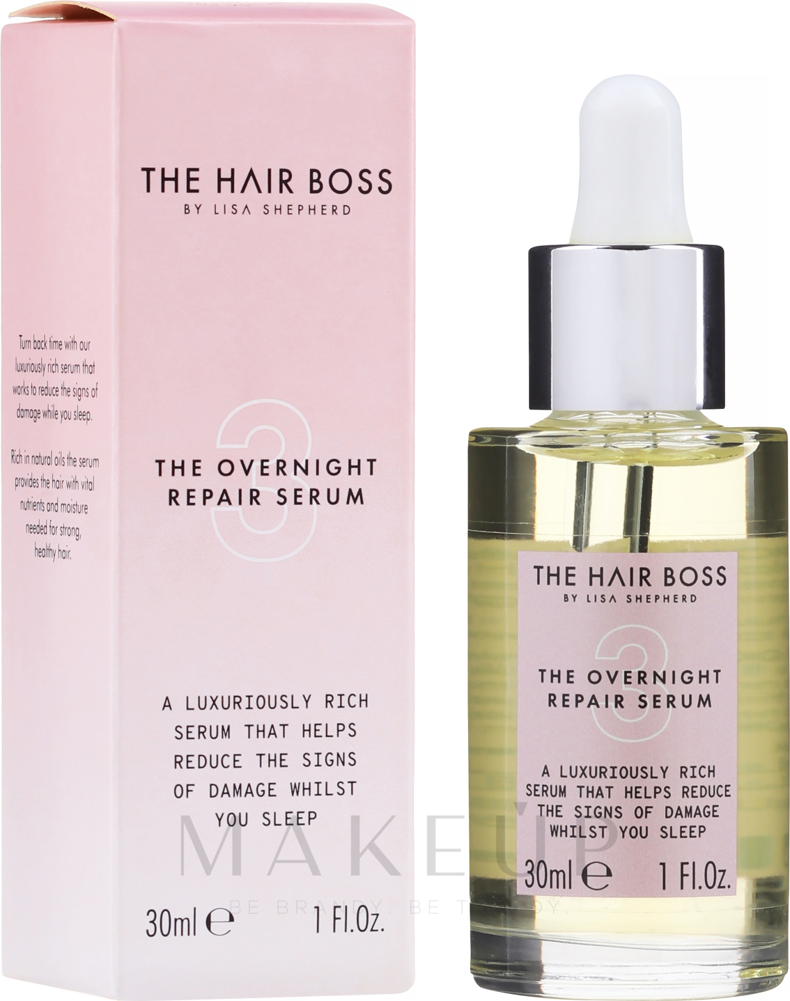 Regenerierendes Haarserum für die Nacht - The Hair Boss The Overnight Repair Serum — Bild 30 ml