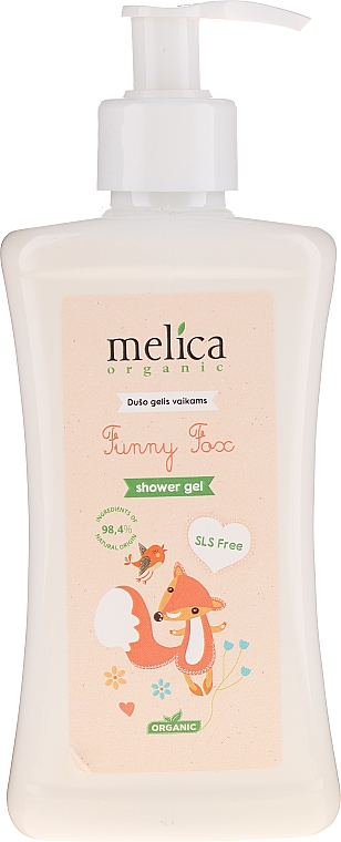 Duschgel für Kinder Fuchs - Melica Organic Funny Fox Shower Gel — Bild N1