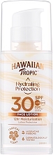 Düfte, Parfümerie und Kosmetik Feuchtigkeitsspendende Sonnenschutzlotion mit LSF 30 - Hawaiian Tropic Silk Hydration Air Soft Face Protective Sun Lotion SPF 30