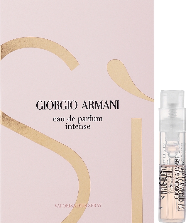 GESCHENK! Giorgio Armani Si Intense - Eau de Parfum (Probe) — Bild N2