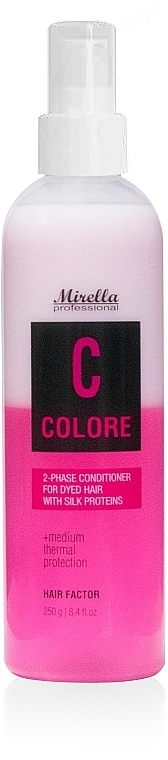Zwei-Phasen-Spülung für coloriertes Haar mit Hitzeschutz - Mirella Hair Care 2-phase Conditioner