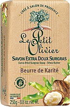 Naturseife mit Sheabutter - Le Petit Olivier Extra Mild Surgras Vegetable Soap — Foto N2