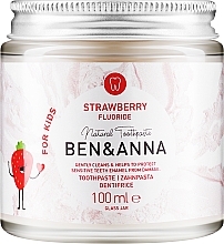 Zahnpasta für Kinder mit Erdbeere - Ben&Anna Strawberry Toothpaste Gently Cleanse Children's Teeth — Bild N1