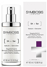 Düfte, Parfümerie und Kosmetik Gesichtsbehandlung gegen Hautunreinheiten mit Salicylsäure und Sarkosin für Aknehaut - Symbiosis London Targeted S.O.S Blemish Clearing Treatment