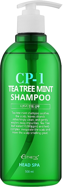 Beruhigendes Haarshampoo - Esthetic House CP-1 Tea Tree Mint Shampoo  — Bild N1