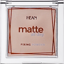 Mattierendes Gesichtspuder - Hean Matte All Day Fixing Powder — Bild N6