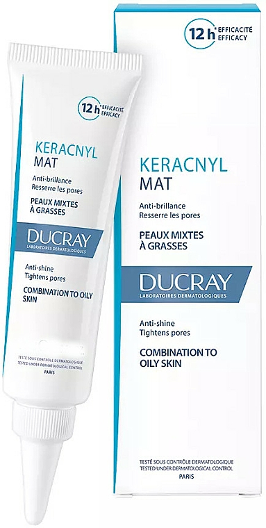 Mattierende Gesichtscreme für gemischte bis fettige Haut - Ducray Keracnyl Mattifying Cream — Bild N2