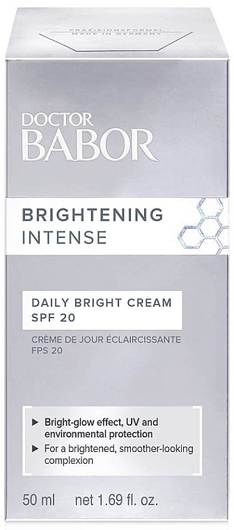 Intensiv aufhellende Gesichtscreme LSF 20 - Doctor Babor Brightening Intense Daily Bright Cream SPF20 — Bild N2