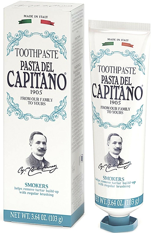 Zahnpasta für Raucher - Pasta Del Capitano Smokers Toothpaste — Bild N3