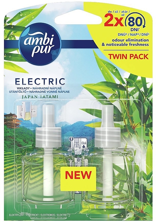 Elektrischer Aromastoff-Nachfüller - Ambi Pur Electric Air Freshener Japan Tatami Refill  — Bild N1