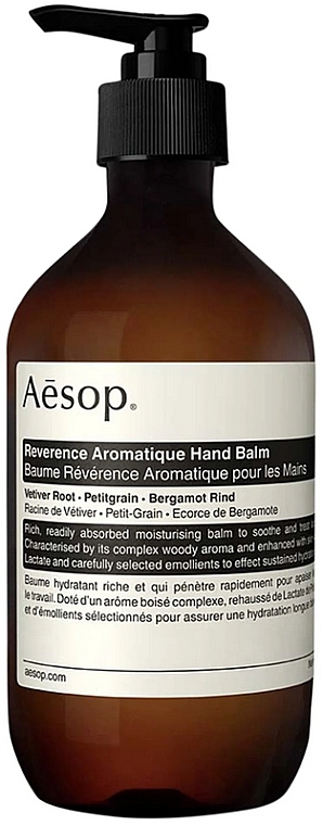 Parfümierter Handbalsam - Aesop Reverence Aromatique Hand Balm	 — Bild N1