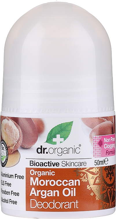 Deo Roll-on mit marokkanischem Arganöl - Dr.Organic Bioactive Skincare Deodorant — Bild N1