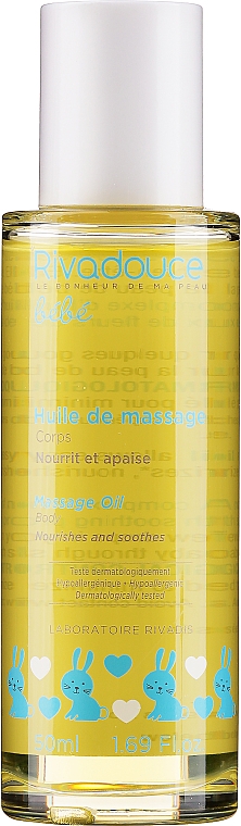 Körpermassageöl für Babys mit Calendula-Extrakt - Rivadouce Baby Body Massage Oil — Bild N2