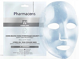 Düfte, Parfümerie und Kosmetik Hydrogel-Gesichtsmaske mit Niacinamid und Vitamin C - Pharmaceris W Mask
