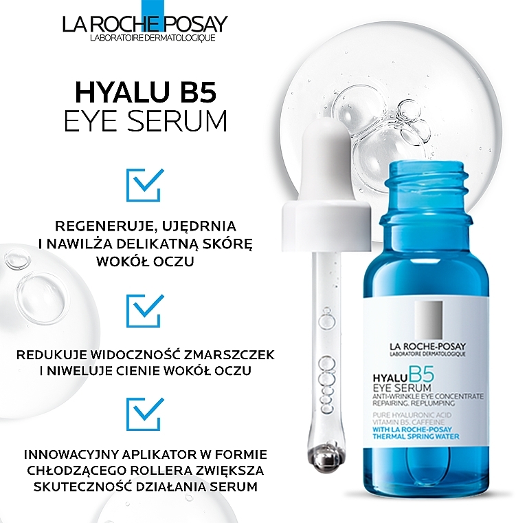 Dermatologisches Serum für empfindliche Haut um die Augen - La Roche-Posay Hyalu B5 Eye Serum — Bild N5