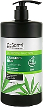 Pflegendes Shampoo mit Hanföl für alle Haartypen - Dr. Sante Cannabis Hair Shampoo — Bild N2