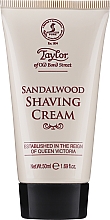 Düfte, Parfümerie und Kosmetik Luxuriöse Rasiercreme mit Sandelholzduft - Taylor Of Old Bond Street Sandalwood Luxury Shaving Cream (Tube)