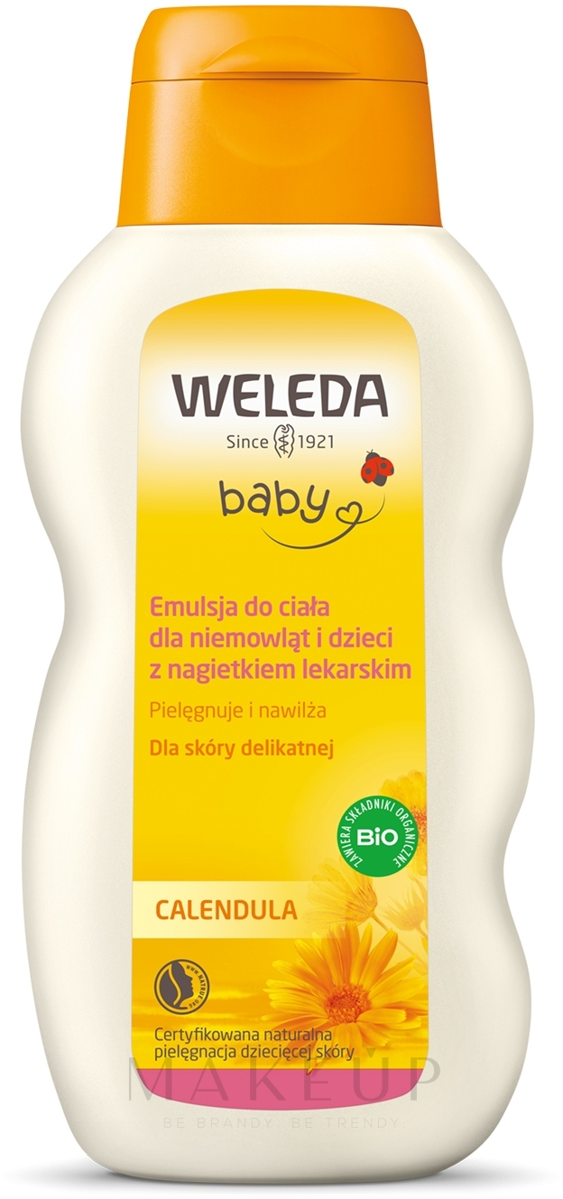 Feuchtigkeitsspendende Körperlotion mit Ringelblume für Kinder - Weleda Baby Calendula Body Lotion — Bild 200 ml