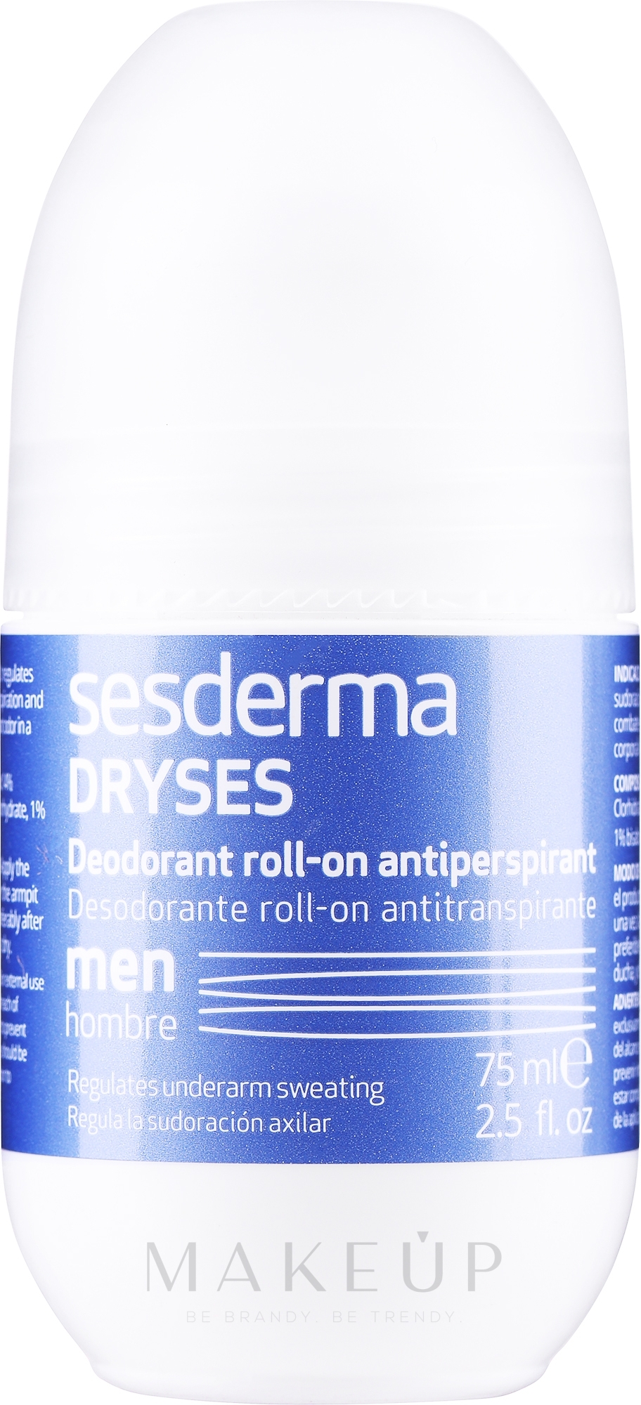 Deo Roll-on Antitranspirant für Männer - SesDerma Laboratories Dryses Deodorant for Men — Bild 75 ml