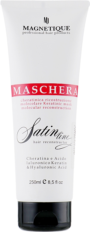 Haarmaske mit Hyaluronsäure und Keratin - Magnetique Satin Line Reconstructor Mask — Bild N1