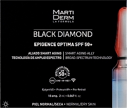 Düfte, Parfümerie und Kosmetik Sonnenschutzampullen für das Gesicht - MartiDerm Black Diamond Epigence Optima SPF 50+