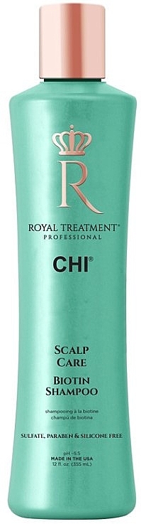 Shampoo für empfindliche Kopfhaut - Chi Royal Treatment Scalp Care Biotin Shampoo — Bild N1