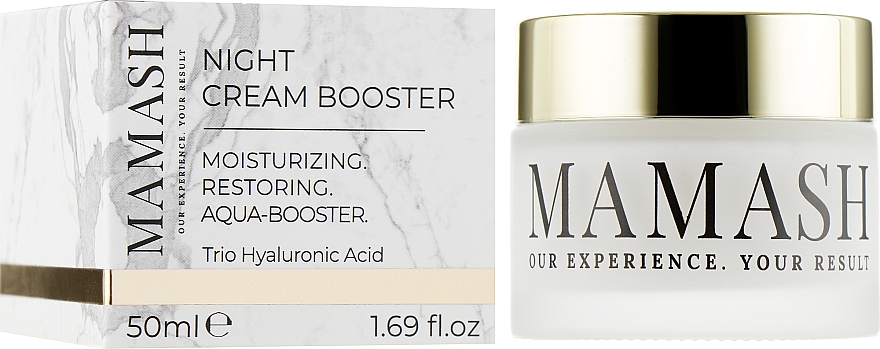 Feuchtigkeitsspendender Nachtcreme-Balsam zum Auffüllen der Haut - Mamash Night Cream Booster — Bild N1