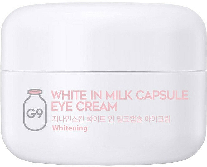 Aufhellende Augencreme mit Milchproteinen - G9Skin White In Milk Capsule Eye Cream