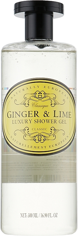 Duschgel Ingwer und Limette - Naturally European Shower Gel Ginger and Lime — Bild N1