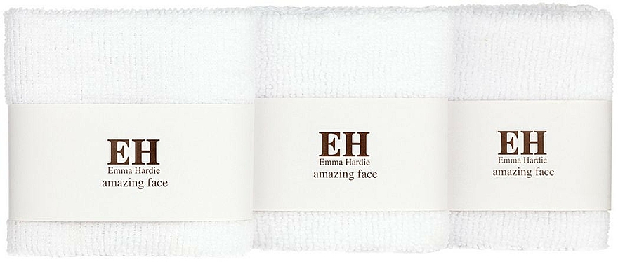 Gesichtsreinigungstücher aus Musselin 3 St. - Emma Hardie Skincare Dual Action Cleansing Cloths — Bild N2