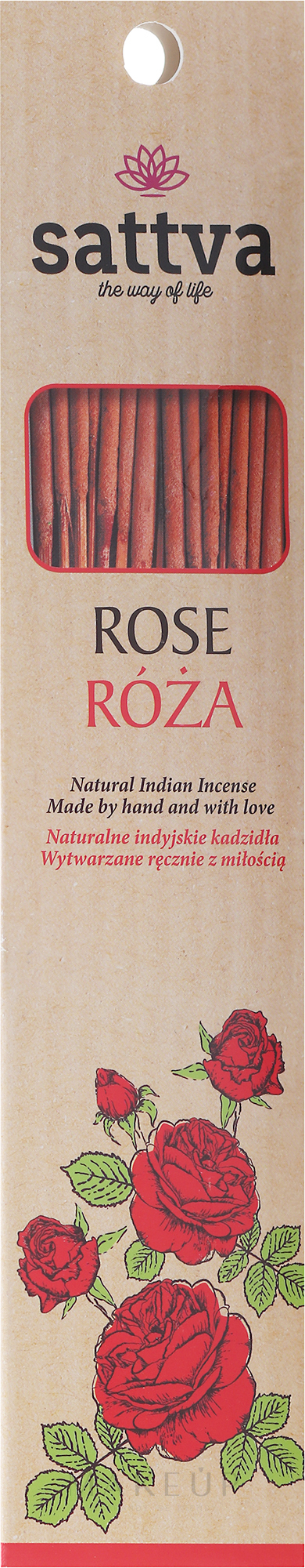 Räucherstäbchen Rose - Sattva Rose Incense Sticks — Bild 15 St.