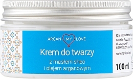Pflegende Gesichtscreme mit Sheabutter und Arganöl - Argan My Love Nourishing Face Cream With Shea Butter And Argan Oil — Bild N1
