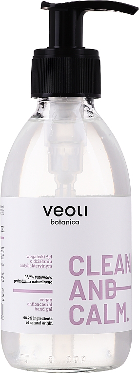 Veganes antibakterielles Handreinigungsgel - Veoli Botanica Vegan Antibacterial Hand Gel — Bild N3