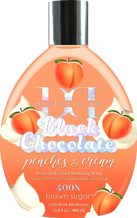 Solariumcreme für einen wunderschönen Bronzeton und zarte Haut - Tan Incorporated Peach & Cream 400x Black Chocolate — Bild N1