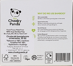 Kosmetiktücher aus Bambus in Schachtel 56 St. - Cheeky Panda Bamboo Facial Tissue Cube — Bild N2
