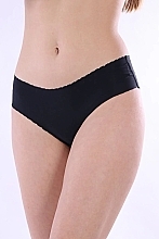 Damenhöschen Midi-Bikini schwarz - Moraj — Bild N2