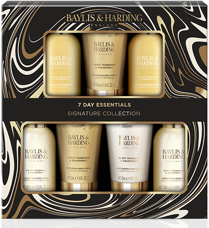 Set 7 St. - Baylis & Harding Sweet Mandarin & Grapefruit Ultimate Body Care Gift Set — Bild N1