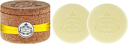 Düfte, Parfümerie und Kosmetik Naturseifen Lemon in Schmuck-Box - Essencias De Portugal Cork Jewel-Keeper Lemon Tradition Collection