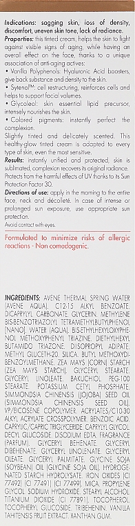 Revitalisierende getönte Gesichtscreme für strahlenden Teint SPF 30 - Avene Eau Thermale Derm Absolu Cream SPF30 — Bild N3