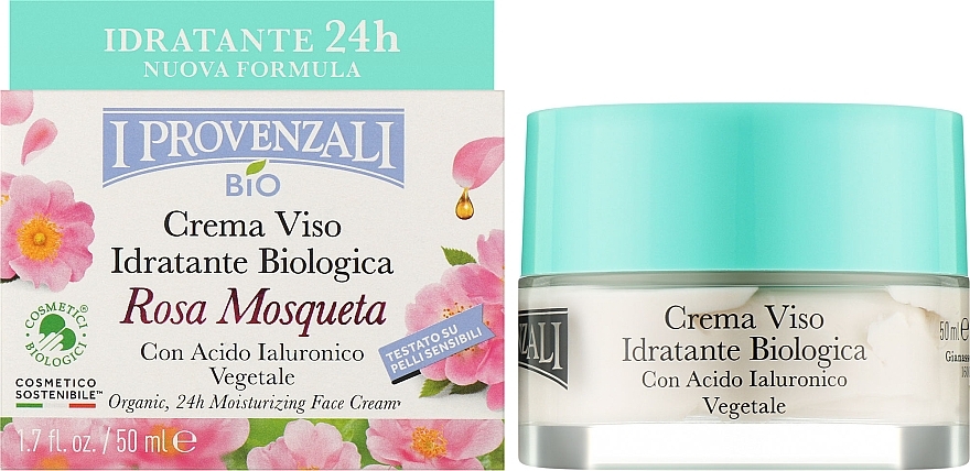 Gesichtscreme - I Provenzali Rosa Mosqueta Organic 24H Face Cream — Bild N2