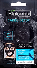 Düfte, Parfümerie und Kosmetik Reinigende Gesichtsmaske mit Aktivkohle - Bielenda Carbo Detox Cleansing Mask Dry and Sensitive Skin